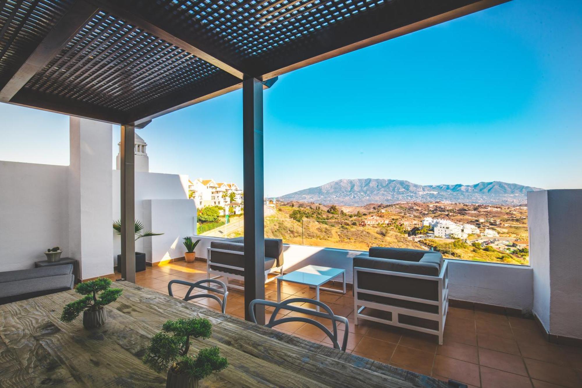 Penthouse La Cala De Mijas Golfview,Mountain Ans Seaview Daire Dış mekan fotoğraf